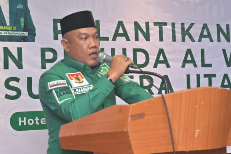 Ketua Umum Pimpinan Pusat Gerakan Pemuda Al Washliyah (PP GPA) Aminullah Siagian
