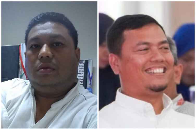Amru Lubis dan Syaiful Defaza (kanan)