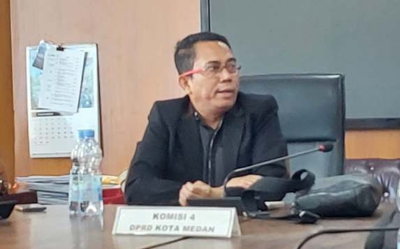 Ketua Komisi IV DPRD Medan, Paul Mei Anton Simanjuntak