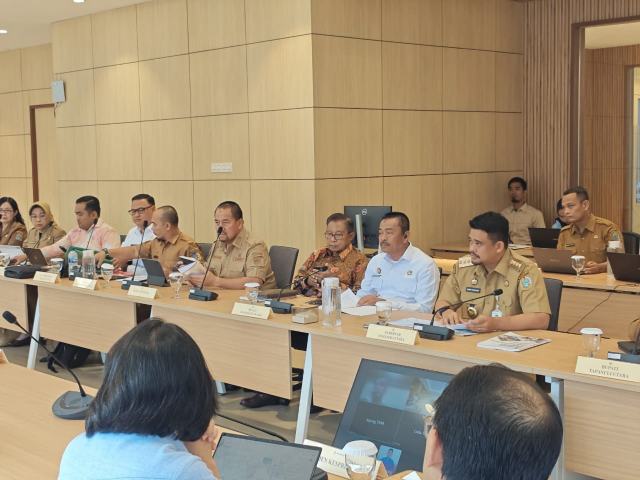 Bupati Madina H Saipullah Nasution di kementerian Kesehatan RI.