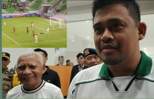 IMG_20260605_005311_resize_64 Gubernur Sumut Bobby Nasution bersama Wagub Sumut Surya usai menyaksikan pertandingan Timnas Indonesia U-19 melawan Timor Leste, Kamis (5/6/2026) malam.