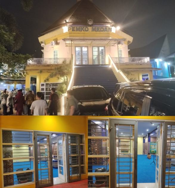 IMG_20260704_203559_resize_91 Paviliun Kota Medan tutup saat Pembukaan PRSU ke-50 yang diresmikan Wakil Gubernur Sumut H Surya, Jumat (3/7/2026) malam. Foto/medandaily.com
