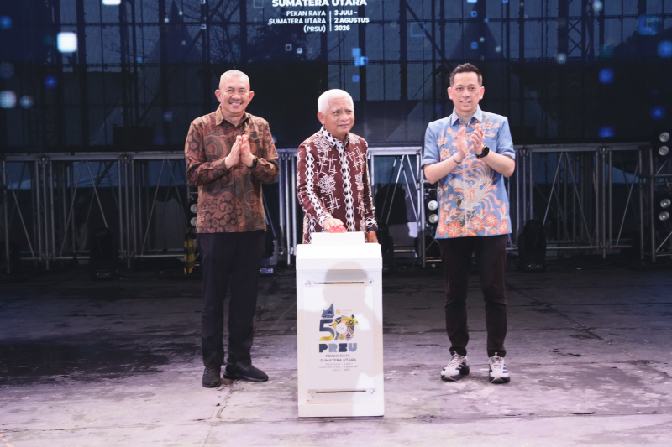 Wagubsu H Surya menghadiri Closing Ceremony yang digelar di Arena PRSU, Minggu (2/8/2026).